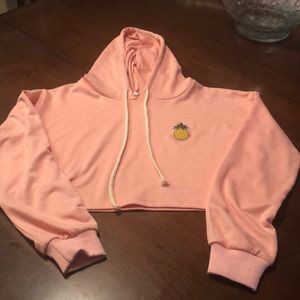 Cropped pineapple inspired Sweatshirt
